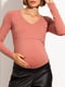 Боди для беременных и кормящих темно-розовое | 5987735