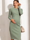 Платье для беременных и кормящих оливкового цвета | 5987757 | фото 2