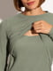 Сукня для вагітних та годуючих оливкового кольору | 5987757 | фото 3