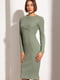 Платье для беременных и кормящих оливкового цвета | 5987757 | фото 5