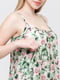 Сарафан для вагітних та годуючих зелений у квітковий принт | 5987669 | фото 3
