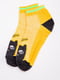 Шкарпетки жовті з принтом | 5988623