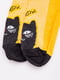 Шкарпетки жовті з принтом | 5988623 | фото 2