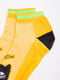 Шкарпетки жовті з принтом | 5988623 | фото 3