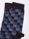 Шкарпетки синьо-чорні в клітку | 5988653 | фото 3