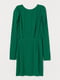 Платье А-силуэта зеленое | 5926774