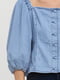 Блуза голубая | 5939036 | фото 3