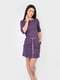 Платье домашнее фиолетовое | 5990077 | фото 2