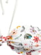 Бюстгальтер купальный белый в цветочный принт | 5990165 | фото 2