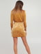Платье А-силуэта светло-золотистого цвета | 5990285 | фото 2