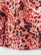 Платье А-силуэта розовое в анималистичный принт | 5990425 | фото 2