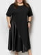 Сукня А-силуету чорна | 5990480