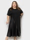 Сукня А-силуету чорна | 5990480 | фото 2
