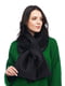 Модний шарф «Нью-Йорк» чорний | 5998655