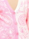 Кардиган розовый в принт | 6000943 | фото 4