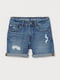 Шорты джинсовые синие | 6004302