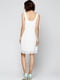 Платье-футляр белое с узором | 6004693 | фото 2
