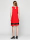 Сукня-футляр червона з візерунком | 6004722 | фото 2