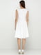 Платье А-силуэта белое | 6004748 | фото 3