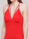 Сукня у білизняному стилі червона | 6004782 | фото 2