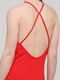 Сукня у білизняному стилі червона | 6004782 | фото 3