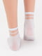 Шкарпетки білі в смужку | 6006391 | фото 2