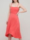 Сукня А-силуету теракотового кольору | 6004781
