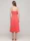 Сукня А-силуету теракотового кольору | 6004781 | фото 2