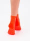 Шкарпетки оранжевого кольору з принтом | 6006253 | фото 2