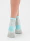 Шкарпетки бірюзового кольору в клітку | 6006348 | фото 2