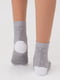 Шкарпетки сірі в принт | 6006521 | фото 2
