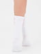 Шкарпетки білі з принтом | 6006394 | фото 2