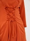 Сукня А-силуету помаранчева | 6009846 | фото 4