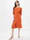 Сукня А-силуету помаранчева | 6009850 | фото 2