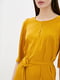 Сукня А-силуету гірчичного кольору | 6009851 | фото 4