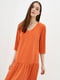Сукня А-силуету помаранчева | 6009855 | фото 2