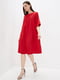 Платье А-силуэта красное | 6009879 | фото 2