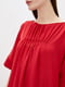 Платье А-силуэта красное | 6009879 | фото 4