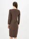Сукня-футляр коричнева | 6009918 | фото 3