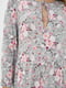 Сукня А-силуету сіра в квітковий принт | 6010091 | фото 4