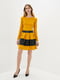 Сукня А-силуету гірчичного кольору | 6010786 | фото 2