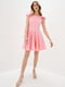 Платье А-силуэта розовое | 6010788 | фото 2