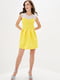 Платье коктейльное желтое | 6010814 | фото 2