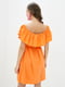 Сукня А-силуету помаранчева | 6010818 | фото 3