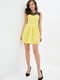 Сукня коктейльна жовта | 6010823 | фото 2