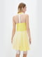 Платье коктейльное желтое | 6010831 | фото 3