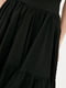 Платье А-силуэта черное | 6010836 | фото 4