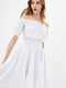 Сукня А-силуету біла | 6010837 | фото 2