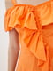 Платье А-силуэта оранжевое | 6010841 | фото 4