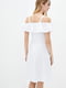 Платье А-силуэта белое | 6010843 | фото 3